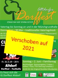 Dorffest 2020 Verschoben